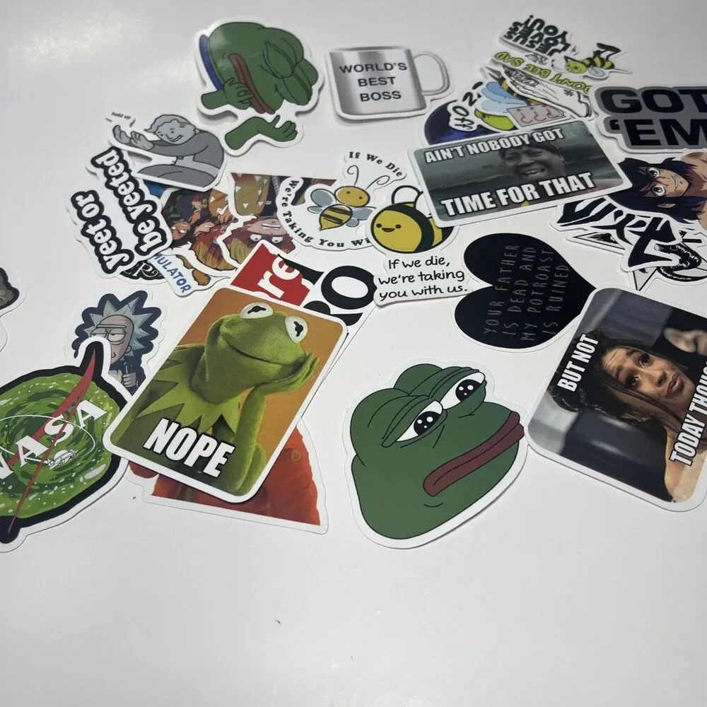 Memes Stickers Funny Stickers Vinyl Memes Funny Stickers for Adults 30 ct
